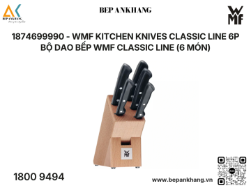 1874699990 - WMF KITCHEN KNIVES CLASSIC LINE 6P Bộ dao bếp WMF CLASSIC LINE (6 món)